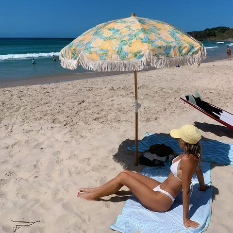 The Noosa - Mint - Sand Free Towel