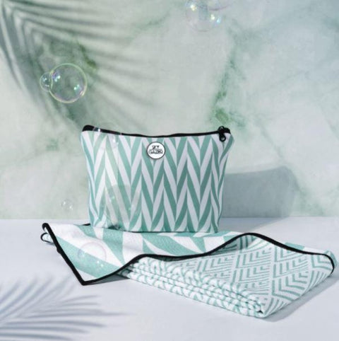 The Noosa - Mint - Sand Free Towel