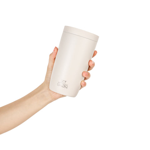 Click & Sip Insulated Cup 355mL - Cream