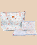 Sky Gazer beach bundle - tote bag and sand-free towel set in Altona pattern