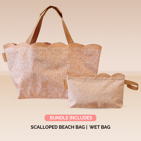 Scallop Beach & Wet Bag Bundle (Save $13!)