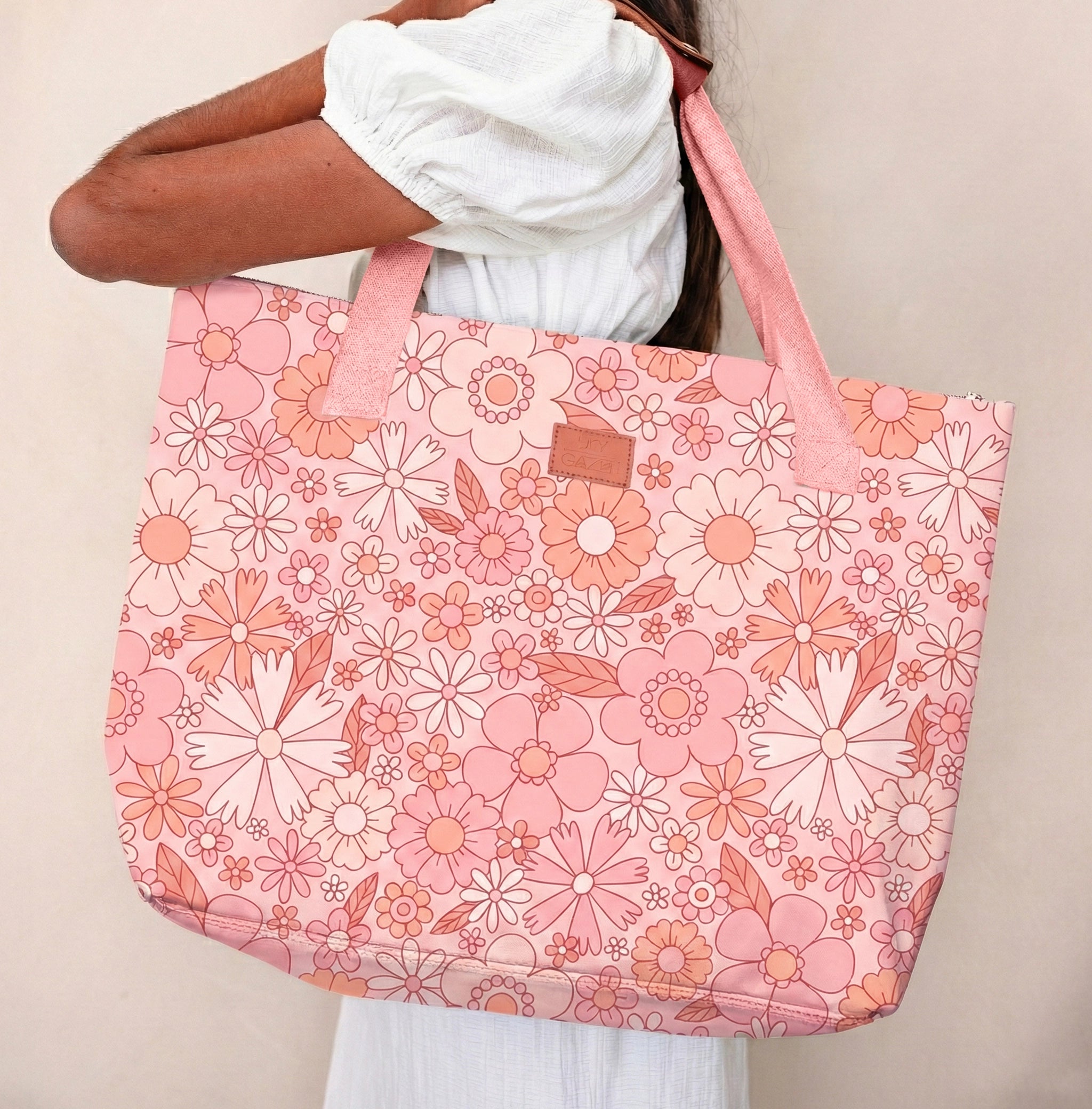 The Anywhere Bag- Flower Power