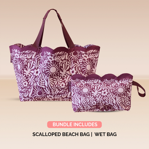 Scallop Beach & Wet Bag Bundle (Save $13!)
