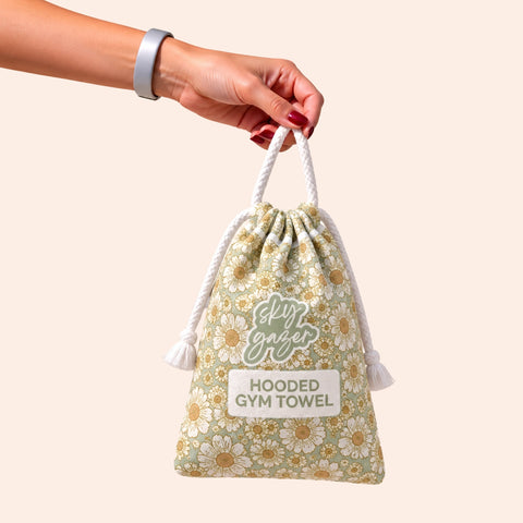 Reversible Hooded Gym Towel- Casuarina