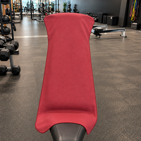 Reversible Hooded Gym Towel- Linea Burgundy