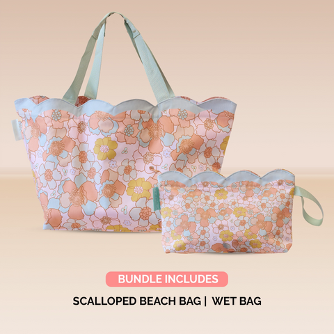Scallop Beach & Wet Bag Bundle (Save $13!)