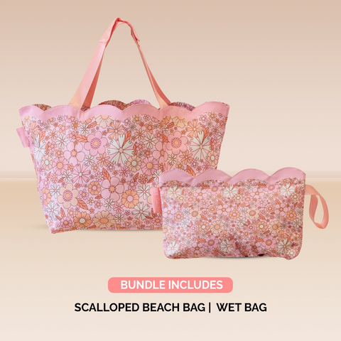 Scallop Beach & Wet Bag Bundle (Save $13!)