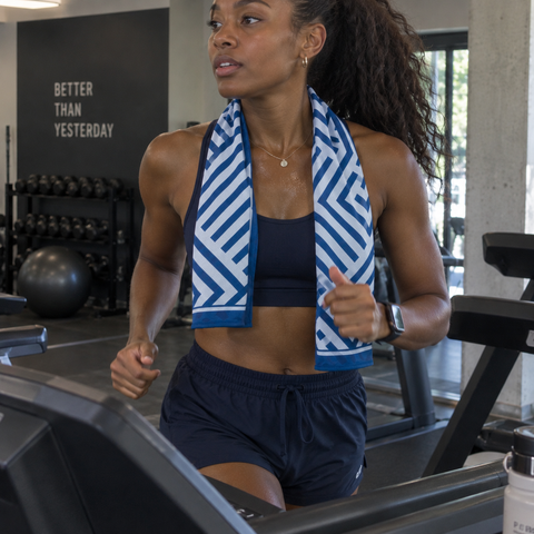 Cooling Towel- Tri Blue