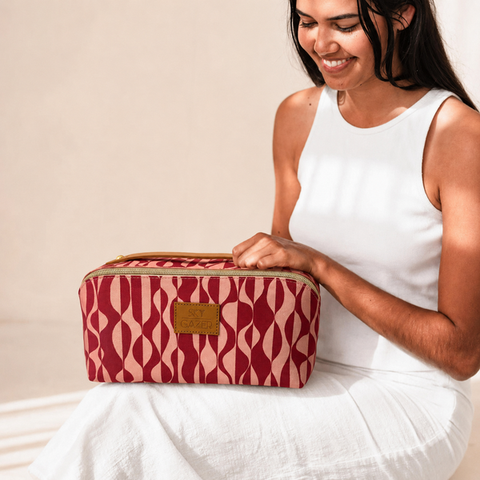 Toiletry Bag- Raspberry Ripple