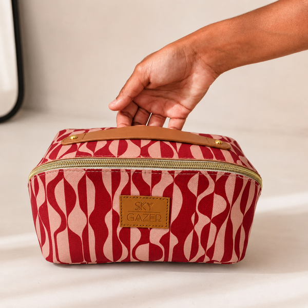 Make-Up Bag- Raspberry Ripple