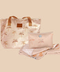 Sky Gazer beach bundle - tote bag and sand-free towel set in Mooloolaba pattern
