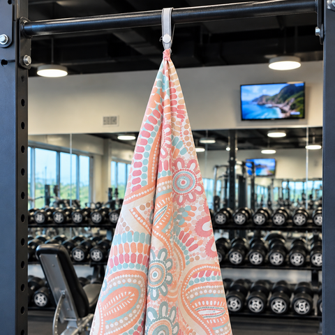 Reversible Hooded Gym Towel- Malua