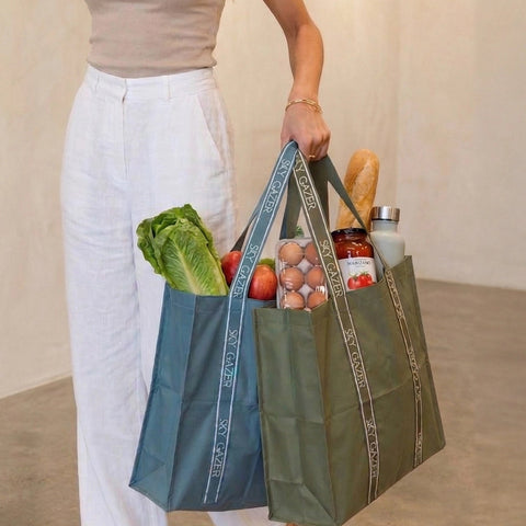 Multi-Purpose Reusable Bags (Pack of 4) Black Olive NEW IN!