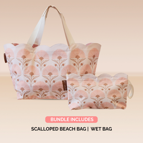Scallop Beach & Wet Bag Bundle (Save $13!)