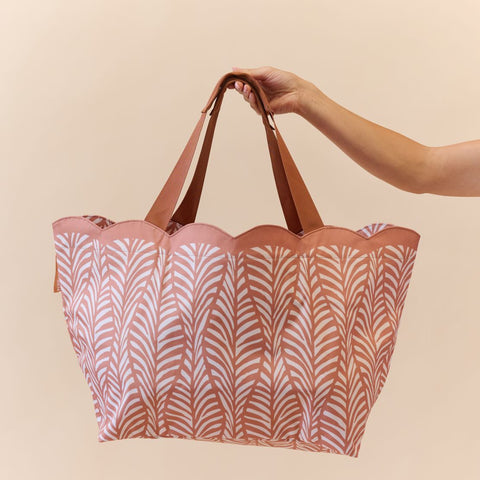 Scalloped Beach Bags