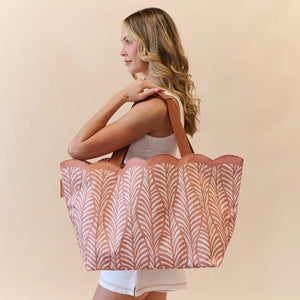 Scalloped Beach Bags