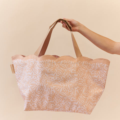 Scalloped Beach Bags