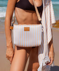 Sky Gazer classic sand-free beach towel in Natural