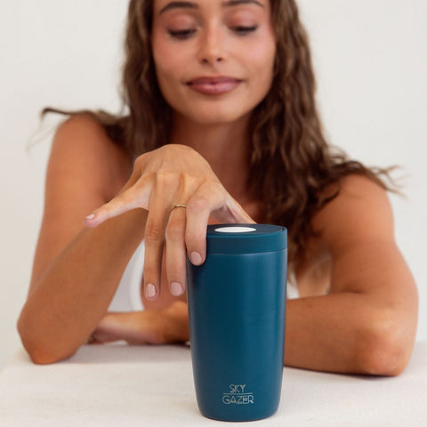 Sky Gazer Click & Sip insulated reusable cup