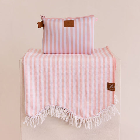 Classic Sand Free Towel- Blush