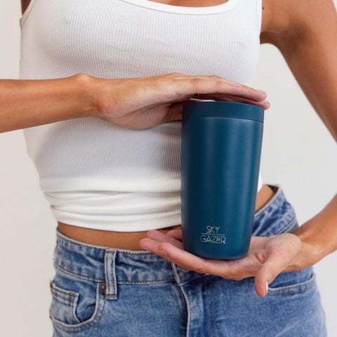 Sky Gazer Click & Sip insulated reusable cup