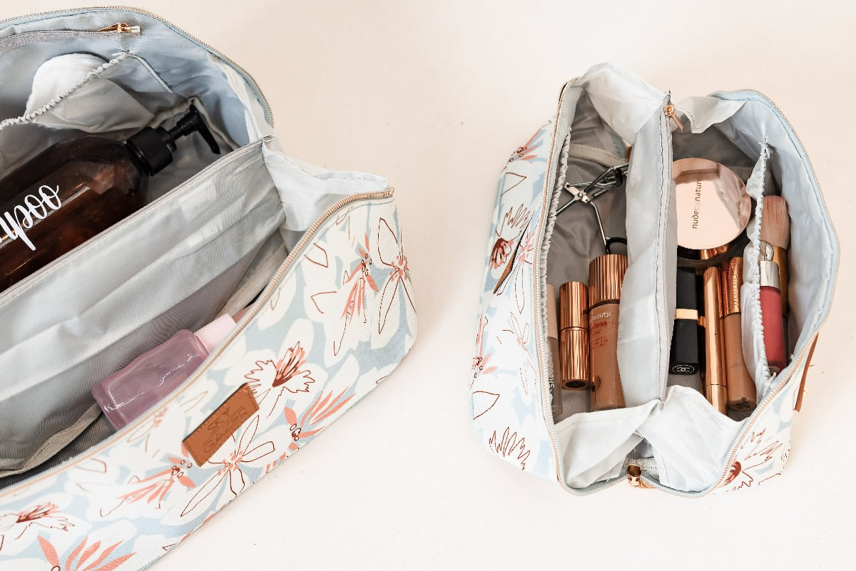 Toiletry Bag, Make-up Bag & Quick Dry Hair Wrap Bundle (Save $15)