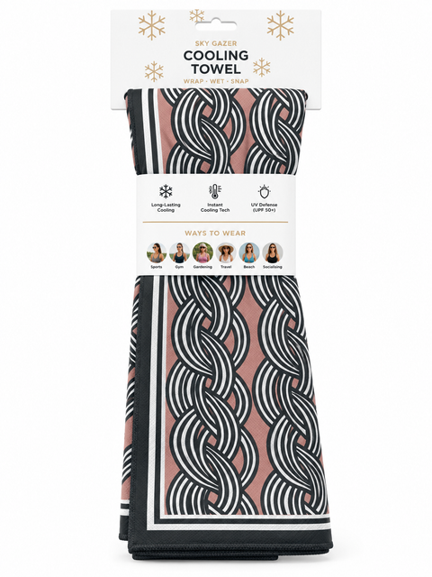 Cooling Towel- Retro Weave