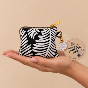 Pocket Shopper (Pack of 2)- Black Palm