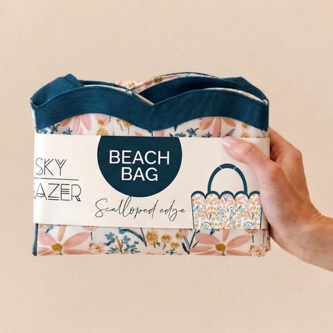 Scalloped Beach Bag- Yamba