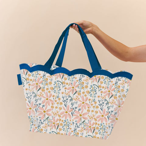 Scalloped Beach Bag- Yamba