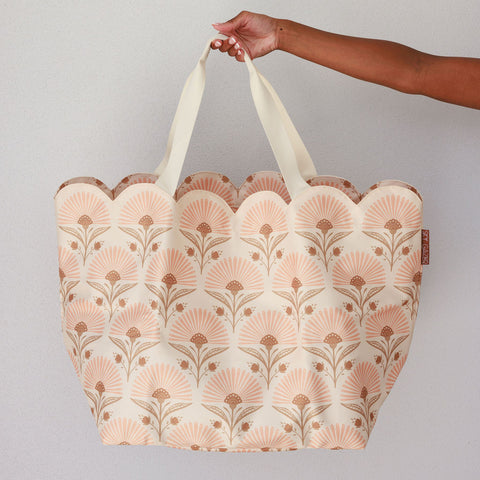 Scalloped Beach Bags