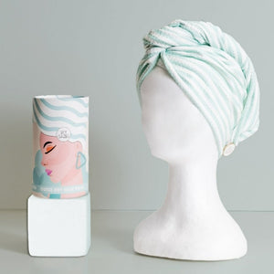 Quick Dry Hair Wrap- Duck Egg