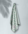 Sand Resistant, odourless, ultra-absorbent and quick dry, luxury beach towels.